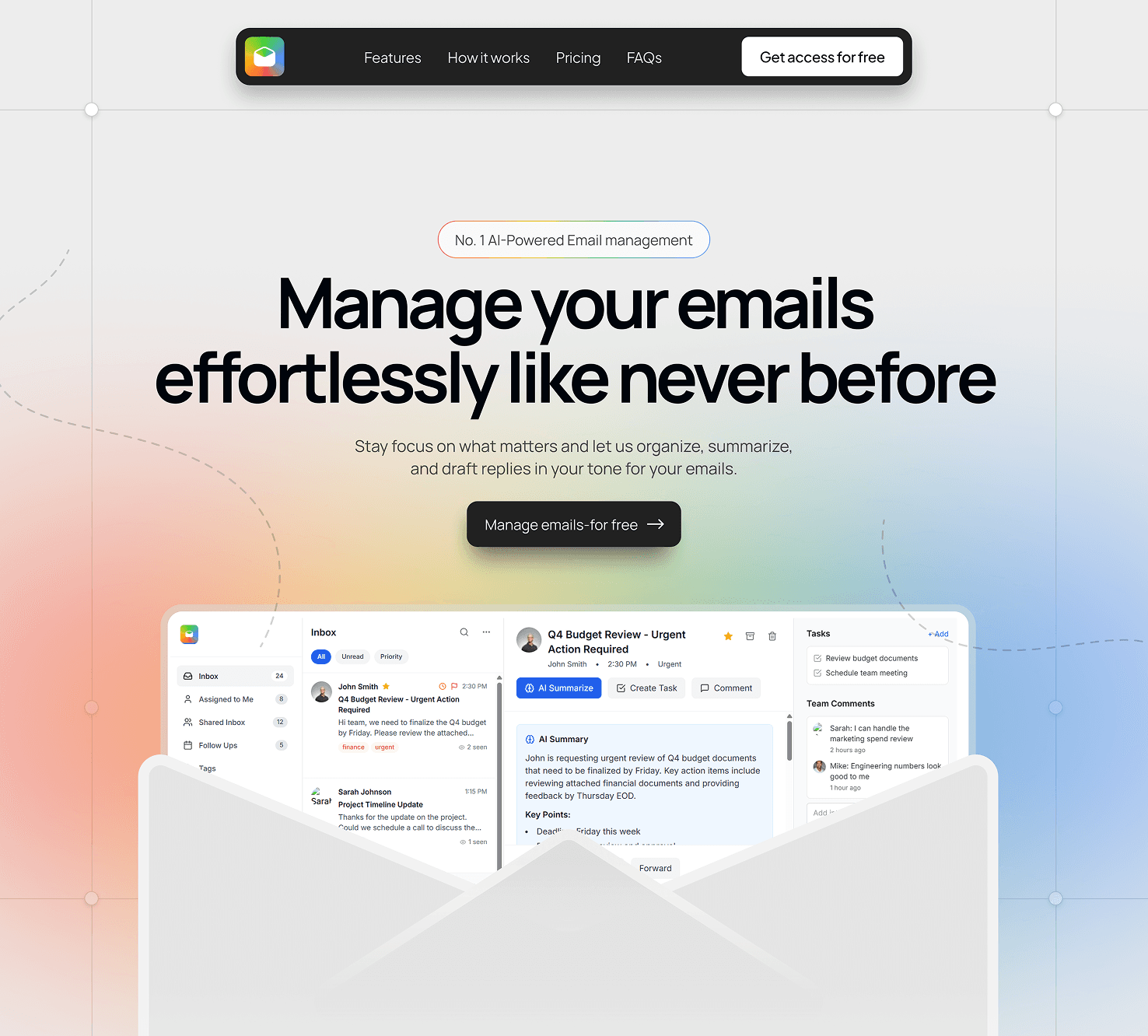 Manage your emails effortlessly